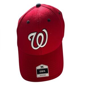 NEW Washington Nationals Fan Favorite Red Baseball Hat Cap Adult Men Adjustable